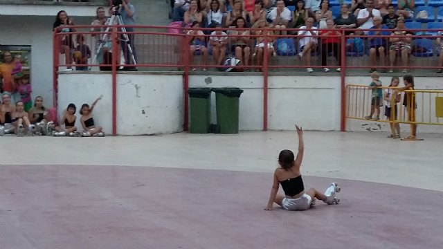 Exhibicin de patinaje artstico - Fiestas de Santiago 2015 - 59