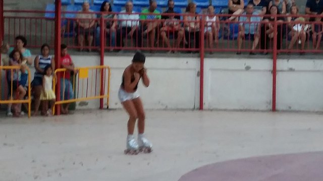 Exhibicin de patinaje artstico - Fiestas de Santiago 2015 - 63