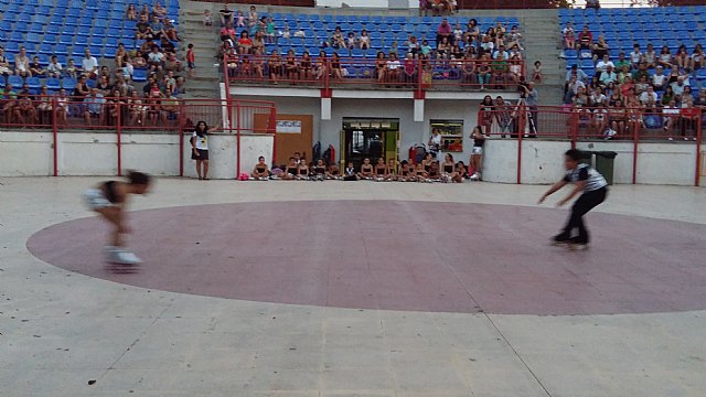 Exhibicin de patinaje artstico - Fiestas de Santiago 2015 - 76