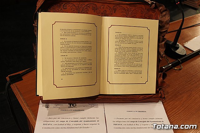 Pleno investidura 2019-2023. Juan Jos Cnovas, alcalde de Totana - 3