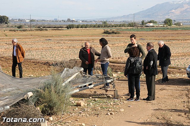 Visita a parrales afectados por la nevada - 7