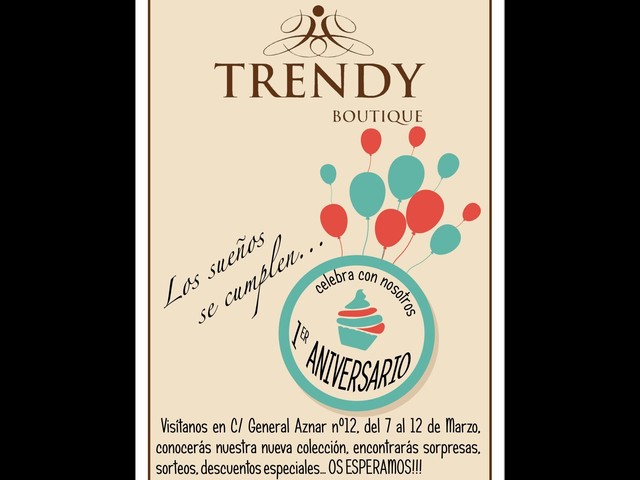 I aniversario Trendy Boutique Totana - 2
