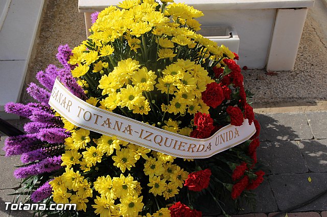 Acto institucional de descubrimiento de la lpida en memoria de los 11 fusilados de Totana y Aledo en octubre 1939 - 10