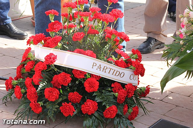 Acto institucional de descubrimiento de la lpida en memoria de los 11 fusilados de Totana y Aledo en octubre 1939 - 73