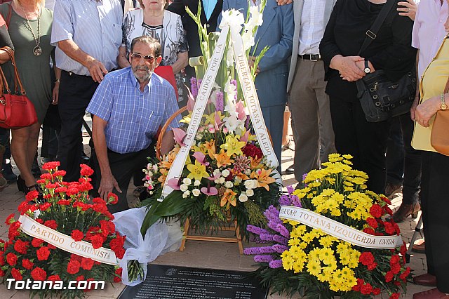 Acto institucional de descubrimiento de la lpida en memoria de los 11 fusilados de Totana y Aledo en octubre 1939 - 77