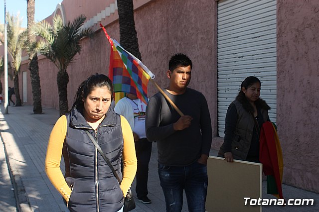 Manifestacin contra el Golpe de Estado en Bolivia - 3