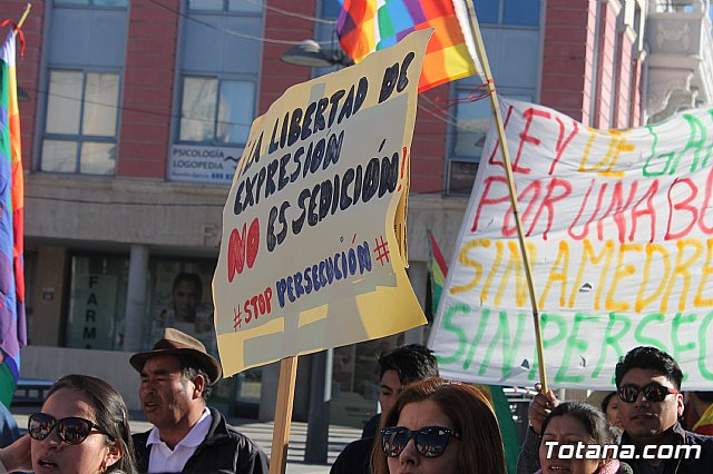 Manifestacin contra el Golpe de Estado en Bolivia - 163