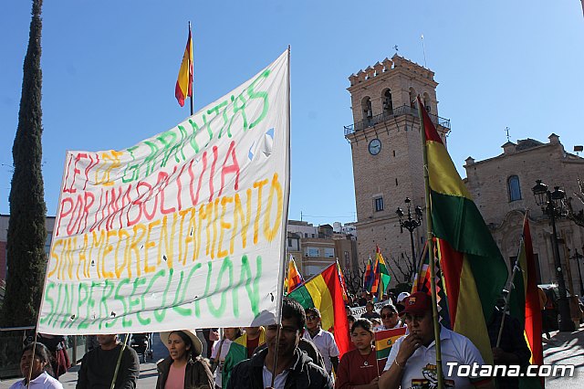 Manifestacin contra el Golpe de Estado en Bolivia - 180