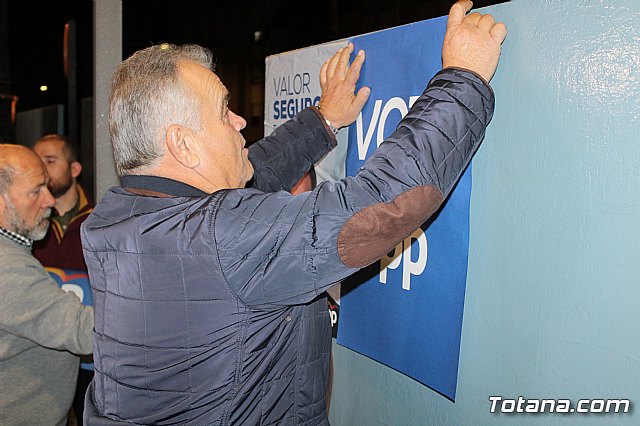 Pegada de carteles Elecciones Generales 2019 - 29