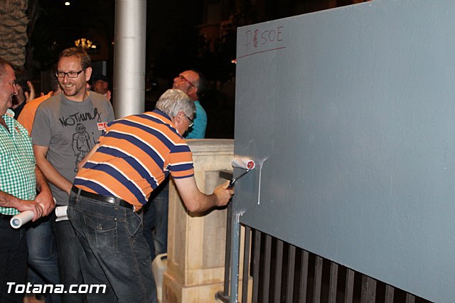 Pegada de carteles. Elecciones municipales Mayo 2015 - 9