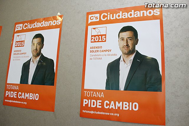 Presentacin candidatura Ciudadanos Totana - Elecciones mayo 2015 - 1
