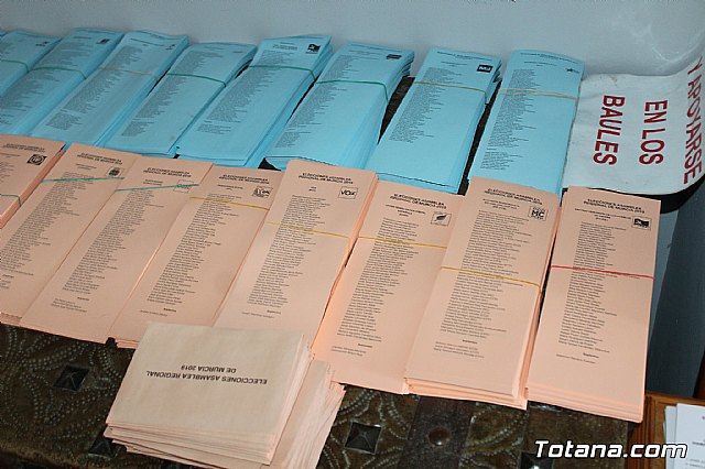 Jornada electoral. Elecciones municipales, a la Asamblea Regional y al Parlamento Europeo - 26M 2019 - 4