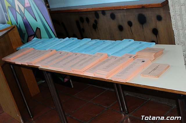 Jornada electoral. Elecciones municipales, a la Asamblea Regional y al Parlamento Europeo - 26M 2019 - 12