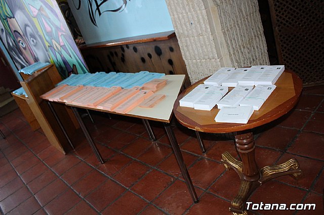 Jornada electoral. Elecciones municipales, a la Asamblea Regional y al Parlamento Europeo - 26M 2019 - 14