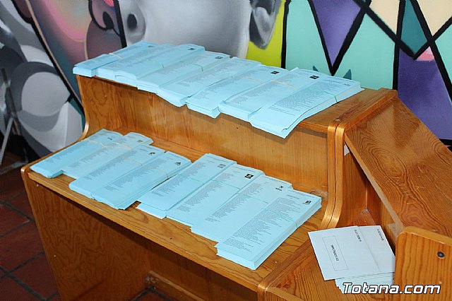 Jornada electoral. Elecciones municipales, a la Asamblea Regional y al Parlamento Europeo - 26M 2019 - 16