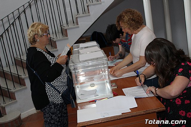 Jornada electoral. Elecciones municipales, a la Asamblea Regional y al Parlamento Europeo - 26M 2019 - 28