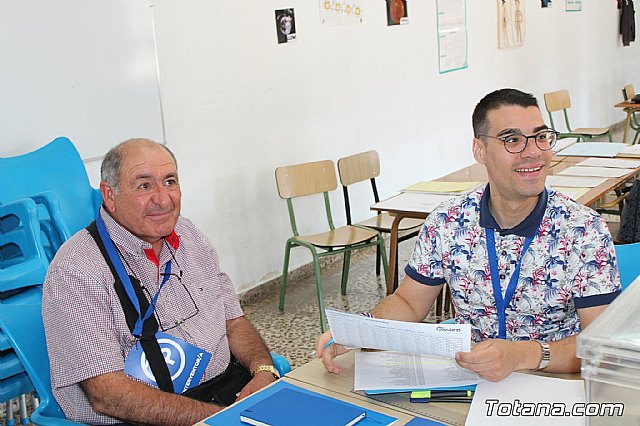 Jornada electoral. Elecciones municipales, a la Asamblea Regional y al Parlamento Europeo - 26M 2019 - 53