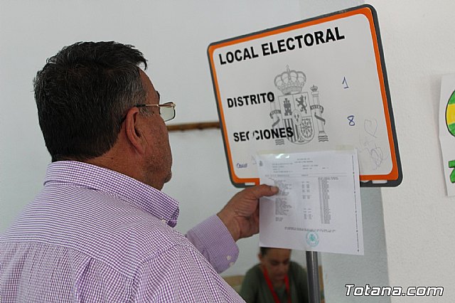 Jornada electoral. Elecciones municipales, a la Asamblea Regional y al Parlamento Europeo - 26M 2019 - 61