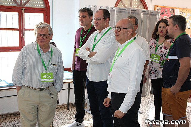 Jornada electoral. Elecciones municipales, a la Asamblea Regional y al Parlamento Europeo - 26M 2019 - 67