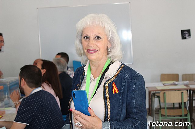 Jornada electoral. Elecciones municipales, a la Asamblea Regional y al Parlamento Europeo - 26M 2019 - 76