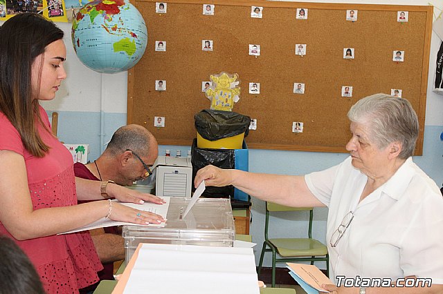 Jornada electoral. Elecciones municipales, a la Asamblea Regional y al Parlamento Europeo - 26M 2019 - 145