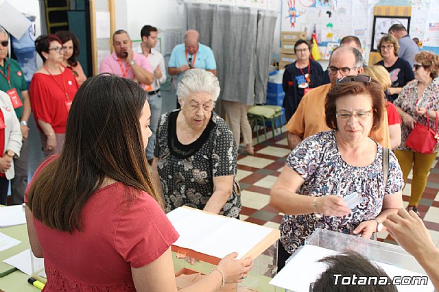 Jornada electoral. Elecciones municipales, a la Asamblea Regional y al Parlamento Europeo - 26M 2019 - 168