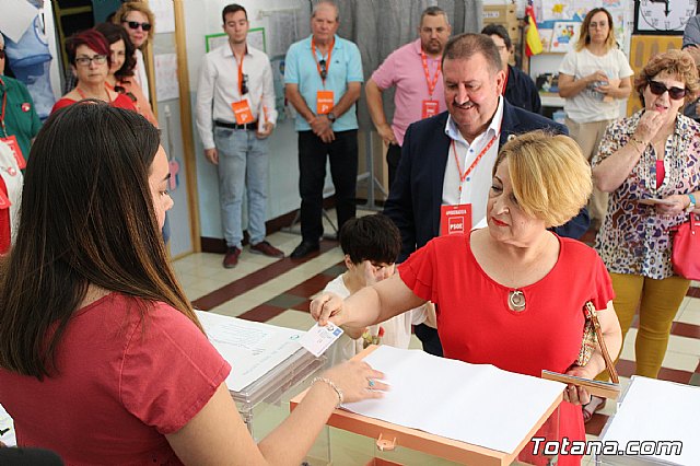 Jornada electoral. Elecciones municipales, a la Asamblea Regional y al Parlamento Europeo - 26M 2019 - 172