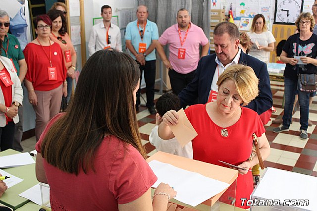 Jornada electoral. Elecciones municipales, a la Asamblea Regional y al Parlamento Europeo - 26M 2019 - 174
