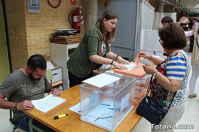 Jornada electoral. Elecciones municipales, a la Asamblea Regional y al Parlamento Europeo - 26M 2019 - 201