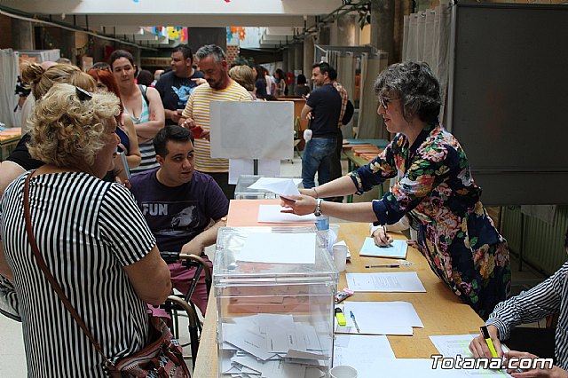 Jornada electoral. Elecciones municipales, a la Asamblea Regional y al Parlamento Europeo - 26M 2019 - 204