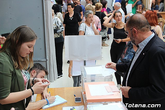 Jornada electoral. Elecciones municipales, a la Asamblea Regional y al Parlamento Europeo - 26M 2019 - 207
