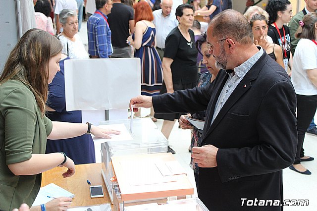 Jornada electoral. Elecciones municipales, a la Asamblea Regional y al Parlamento Europeo - 26M 2019 - 209