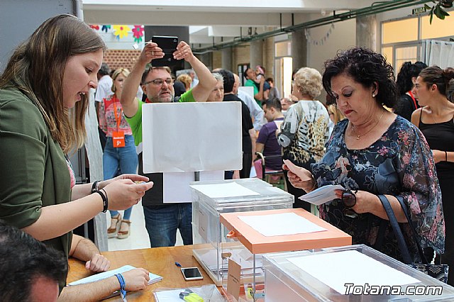 Jornada electoral. Elecciones municipales, a la Asamblea Regional y al Parlamento Europeo - 26M 2019 - 212