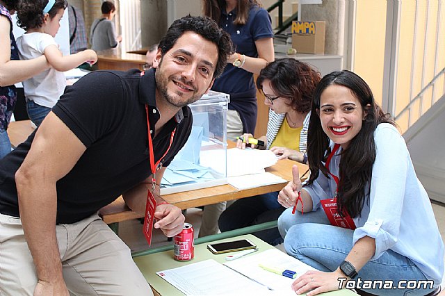 Jornada electoral. Elecciones municipales, a la Asamblea Regional y al Parlamento Europeo - 26M 2019 - 215