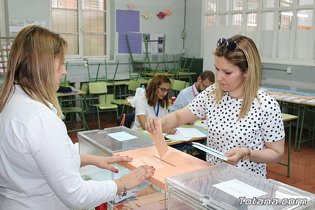 Jornada electoral. Elecciones municipales, a la Asamblea Regional y al Parlamento Europeo - 26M 2019 - 227