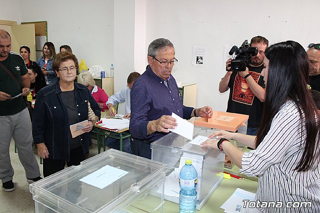 Jornada electoral. Elecciones municipales, a la Asamblea Regional y al Parlamento Europeo - 26M 2019 - 242