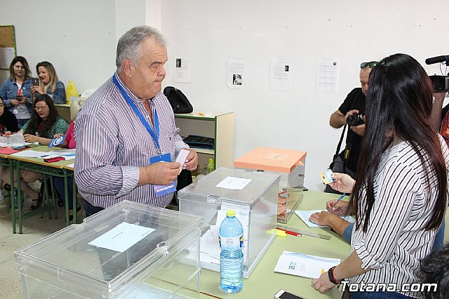 Jornada electoral. Elecciones municipales, a la Asamblea Regional y al Parlamento Europeo - 26M 2019 - 249