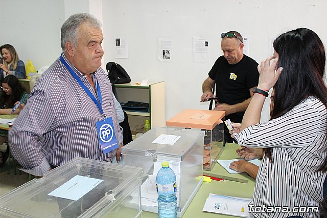 Jornada electoral. Elecciones municipales, a la Asamblea Regional y al Parlamento Europeo - 26M 2019 - 250