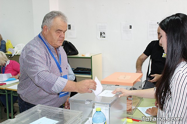 Jornada electoral. Elecciones municipales, a la Asamblea Regional y al Parlamento Europeo - 26M 2019 - 253