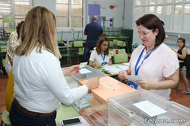 Jornada electoral. Elecciones municipales, a la Asamblea Regional y al Parlamento Europeo - 26M 2019 - 258