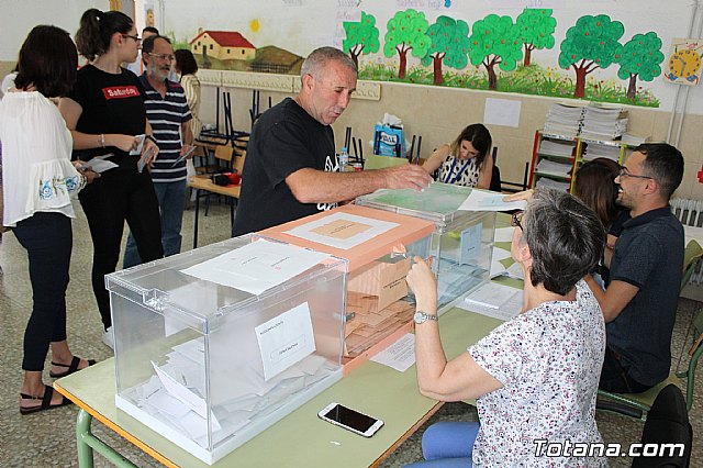 Jornada electoral. Elecciones municipales, a la Asamblea Regional y al Parlamento Europeo - 26M 2019 - 262
