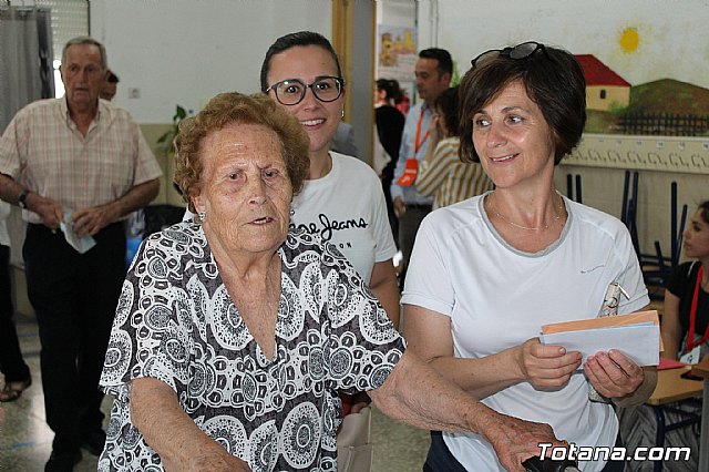Jornada electoral. Elecciones municipales, a la Asamblea Regional y al Parlamento Europeo - 26M 2019 - 266