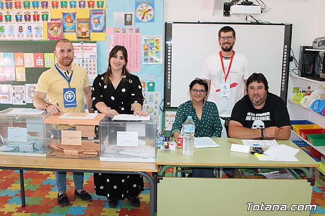 Jornada electoral. Elecciones municipales, a la Asamblea Regional y al Parlamento Europeo - 26M 2019 - 283