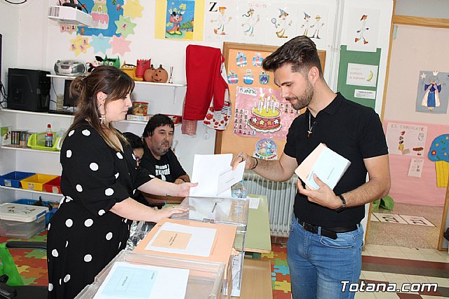 Jornada electoral. Elecciones municipales, a la Asamblea Regional y al Parlamento Europeo - 26M 2019 - 284