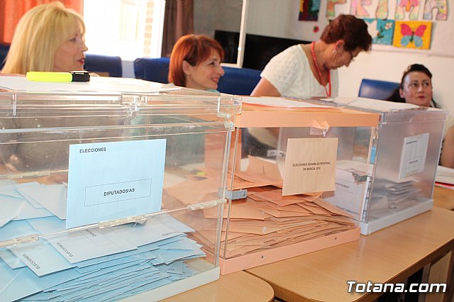 Jornada electoral. Elecciones municipales, a la Asamblea Regional y al Parlamento Europeo - 26M 2019 - 295