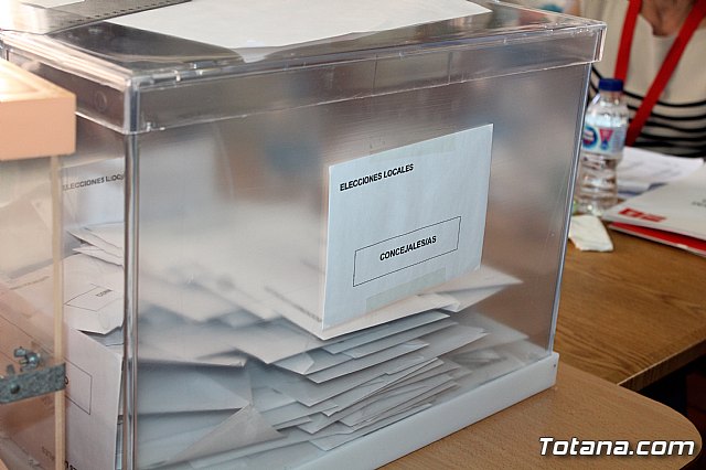 Jornada electoral. Elecciones municipales, a la Asamblea Regional y al Parlamento Europeo - 26M 2019 - 298