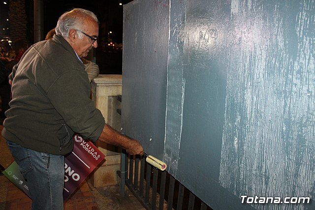 Pegada de carteles- Elecciones Generales 10N - 6