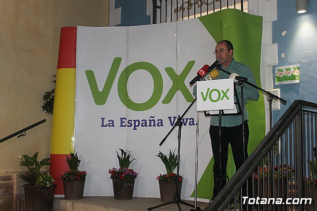 Presentacin VOX Totana  - Elecciones 26M 2019 - 78