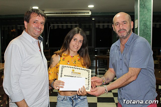 Cena premios ruta de la tapa, el coctel y postres por Totana 2017 - 2