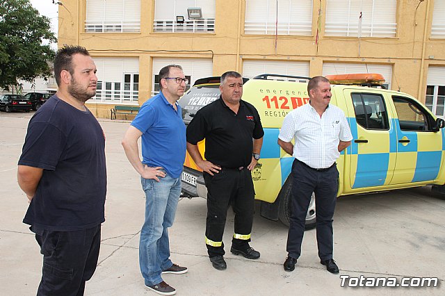 Unos cuarenta voluntarios de Proteccin Civil de Totana refuerzan las labores de vigilancia mvil y prevencin contra incendios con el fin de apoyar a las brigadas forestales en Sierra Espua durante este verano - 1